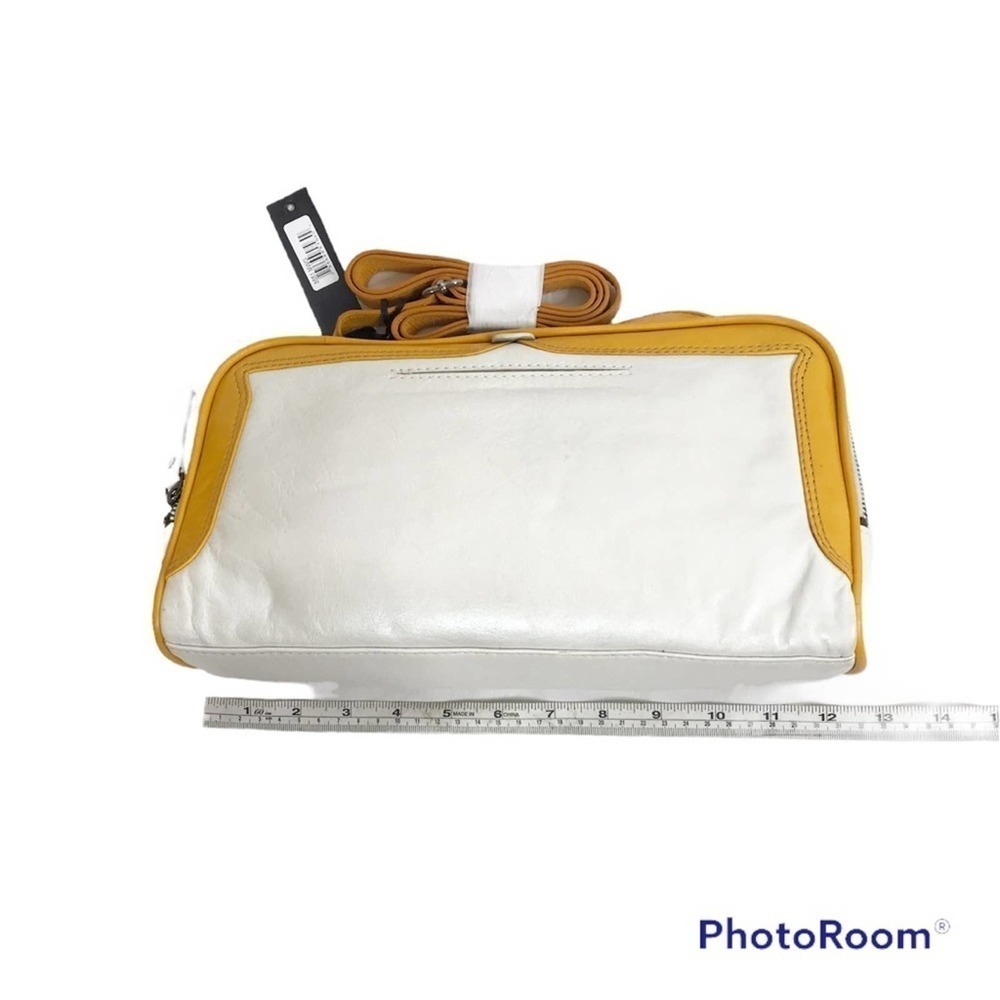 Latico leather colorblock Tate shoulder bag metallic white and gold colors NWT - Picture 11 of 12